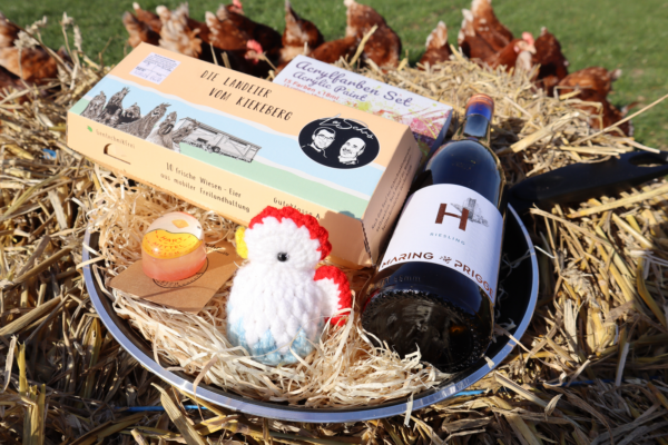 Geschenkpfanne Wein